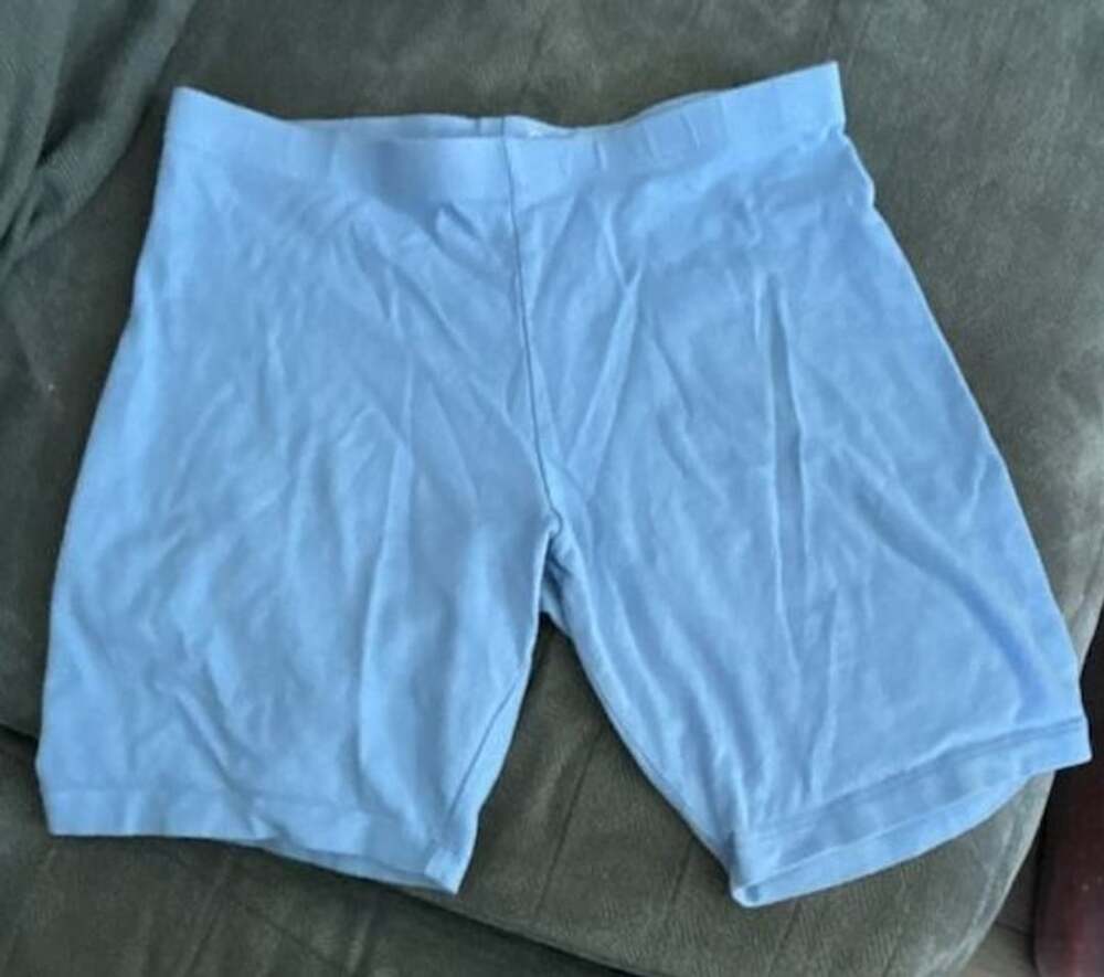 Wonder Nation Kids Blue Cotton Spandex Bike Shorts Size XL 14-16
